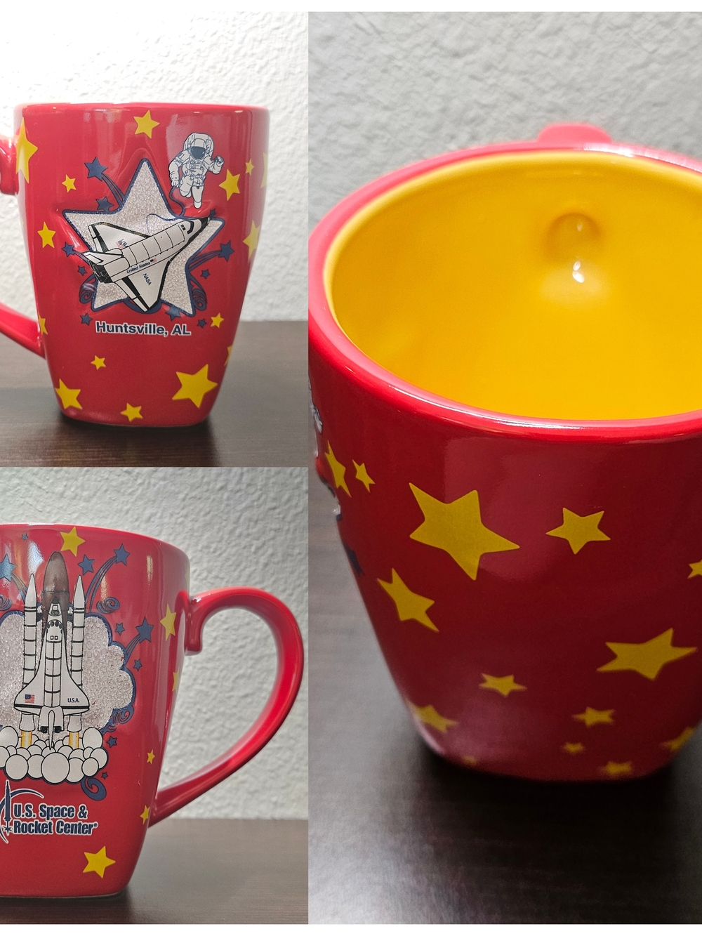 Spaceship Moon Star Apollo Astronaut Coffee Tea Hot Cocoa Ceramic Space Rocket